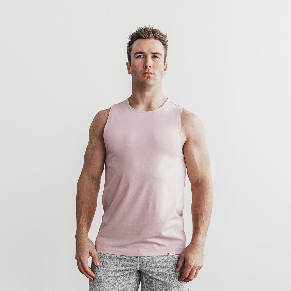 NWT NOBULL Men’s Tank - XXXL 3X - Rose Pink
